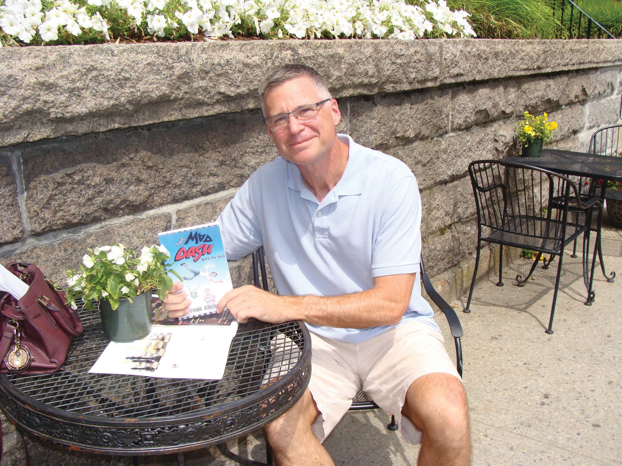 KID AT HEART: New author Tom Kiernan just released his first publication The Mad Dash: Bite My Dust, earlier this month. The novel is geared towards middle schoolers. Because Kiernan is a “kid at heart,” he felt he could easily connect with younger readers.