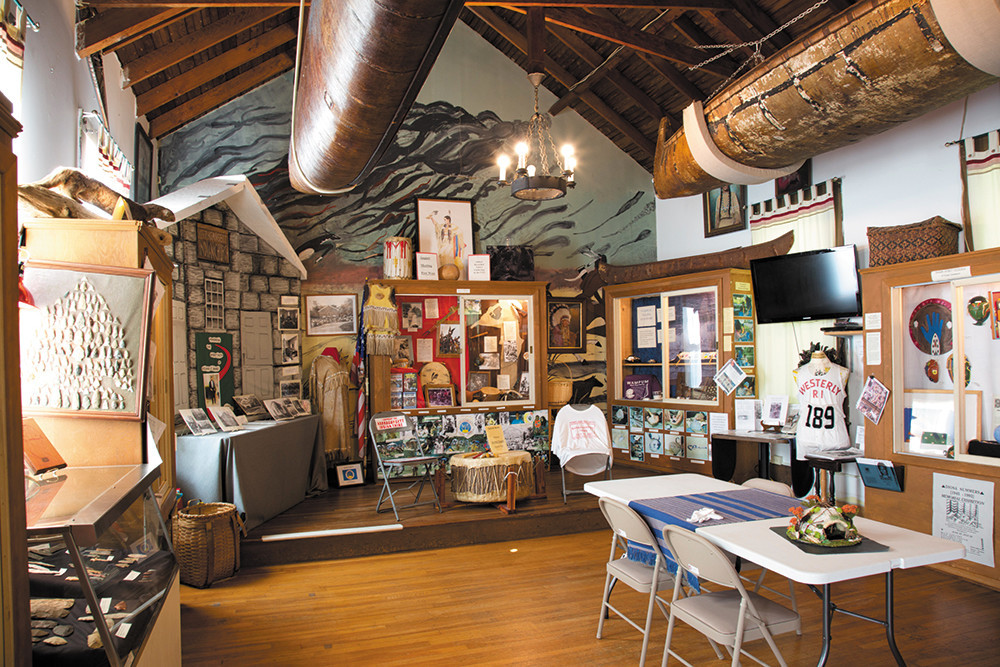Inside the Tomaquag Museum