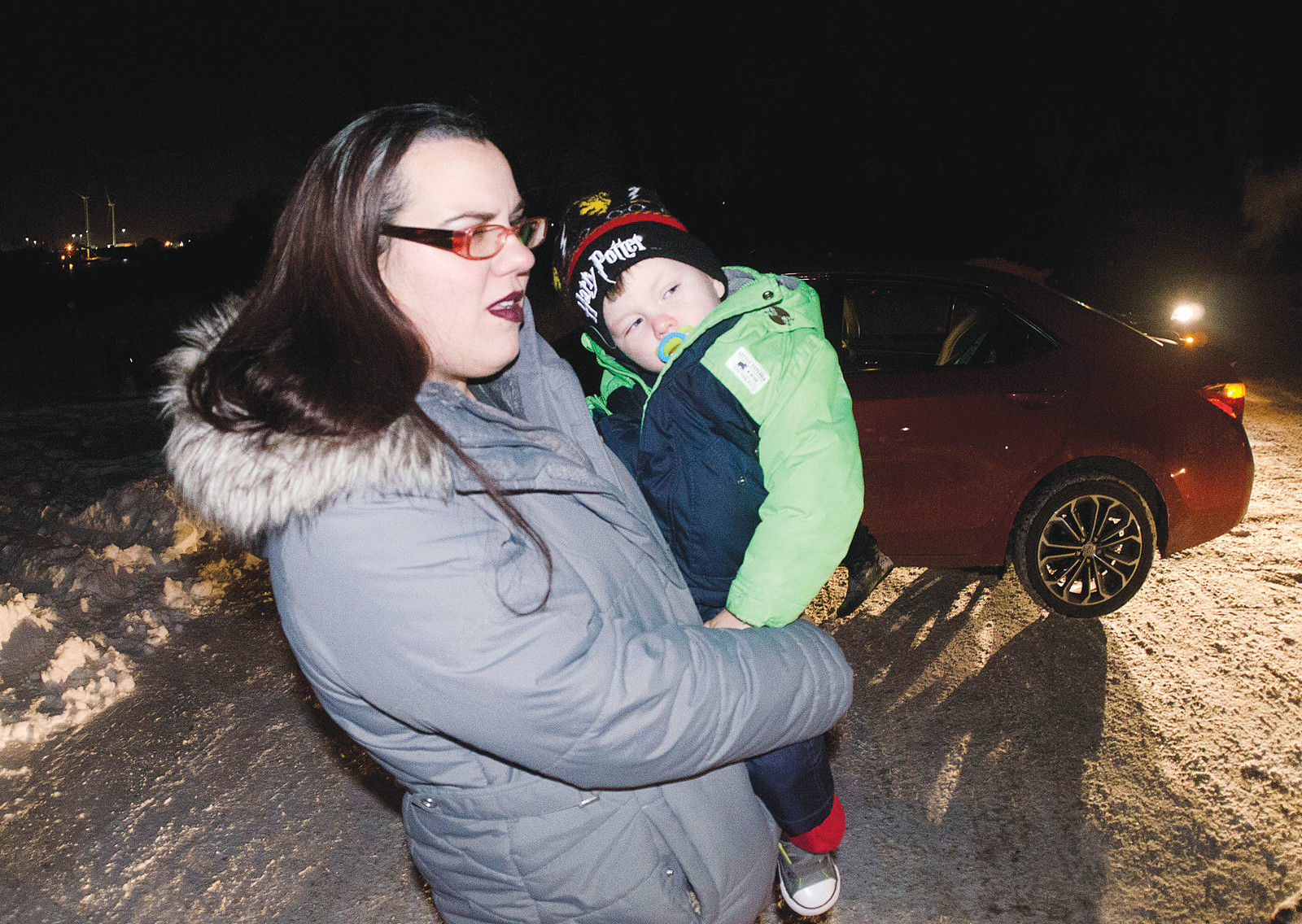 Brit McAdam said the Good Night Lights project helped life the spirits of her son, Jackson, when he was hospitalized at 18 months old last year.