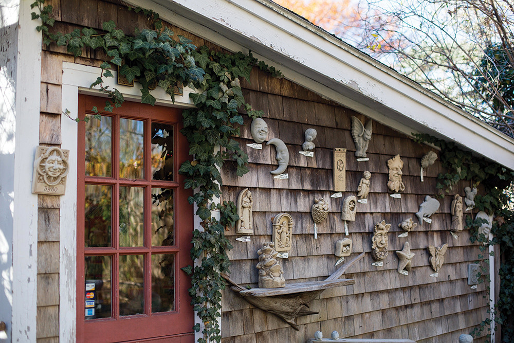Cast stone garden ornaments created by Courtyards and other artisans, $20-$80