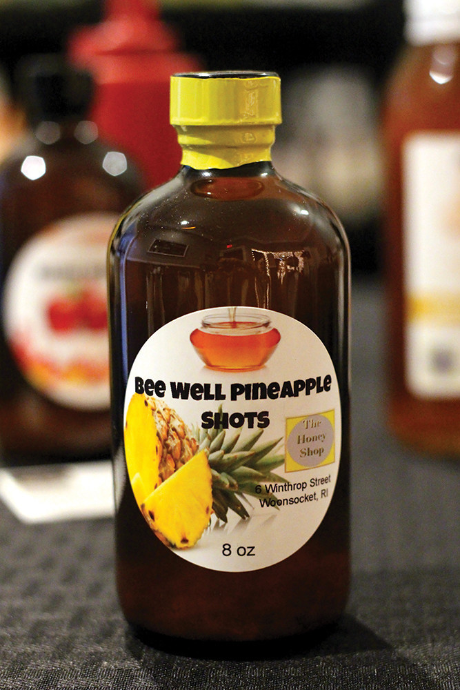 Pineapple Apple Cider Shots, $15