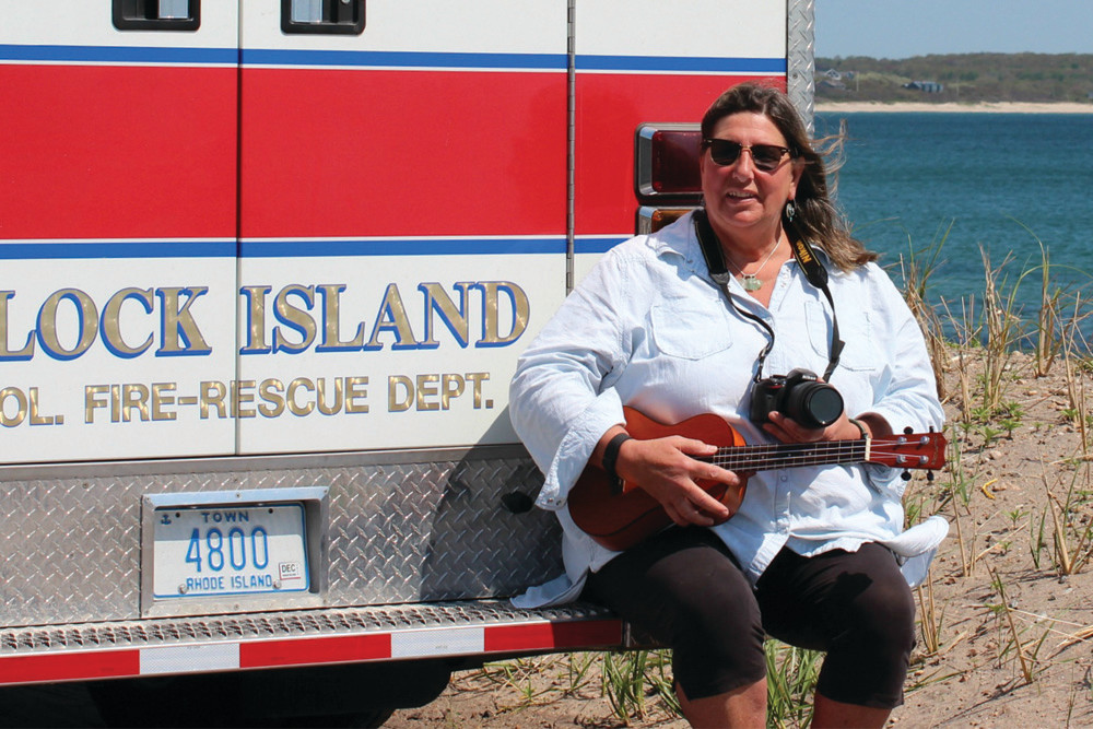 After years as an EMT, islander Lisa Sprague is exploring her creative side