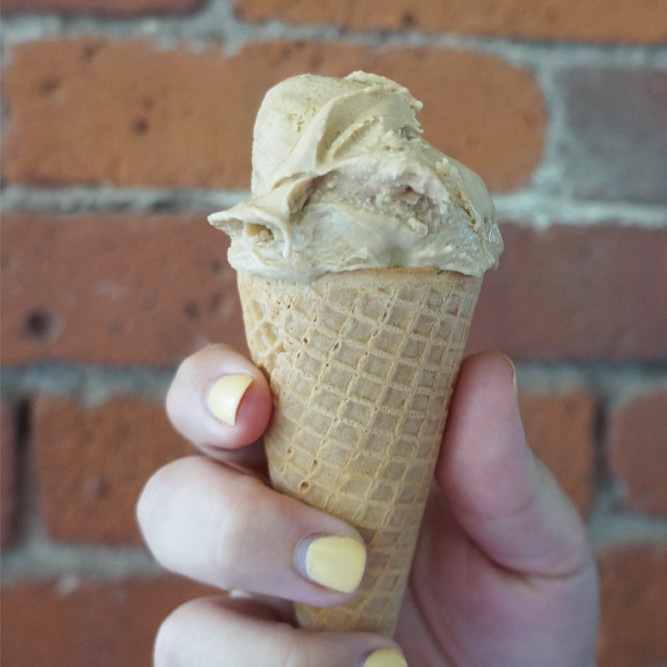 Salted Caramel ice cream from Kilwin's