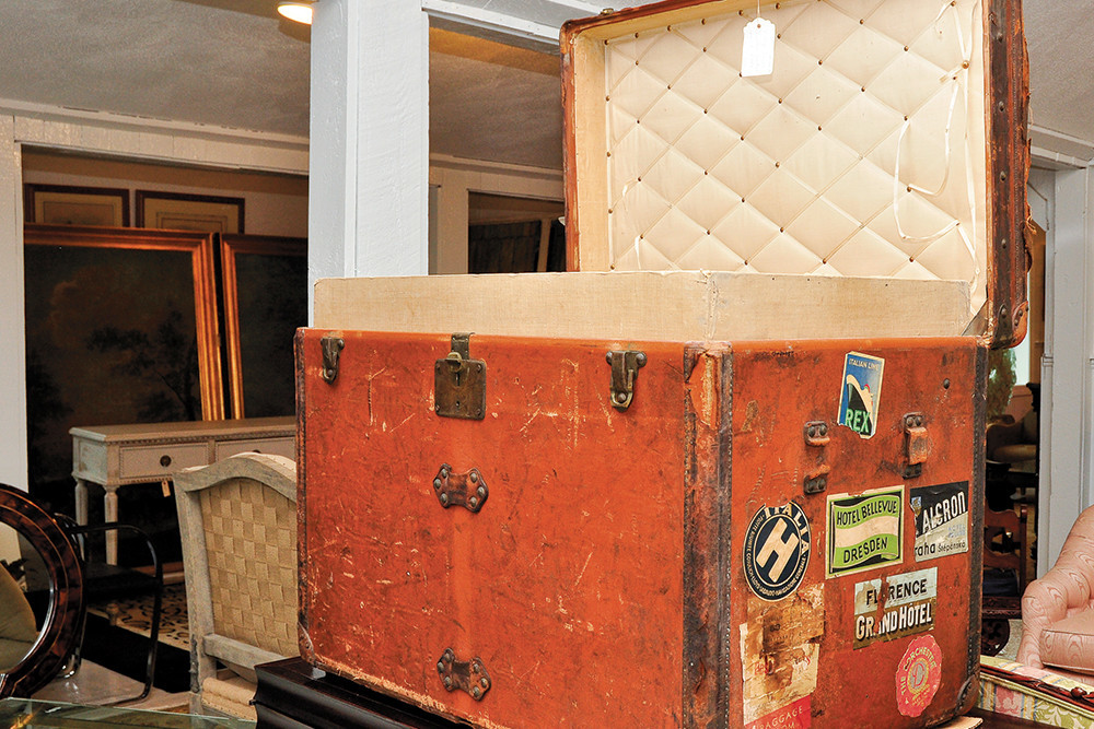 Vintage Louis Vuitton travel trunk, $5900