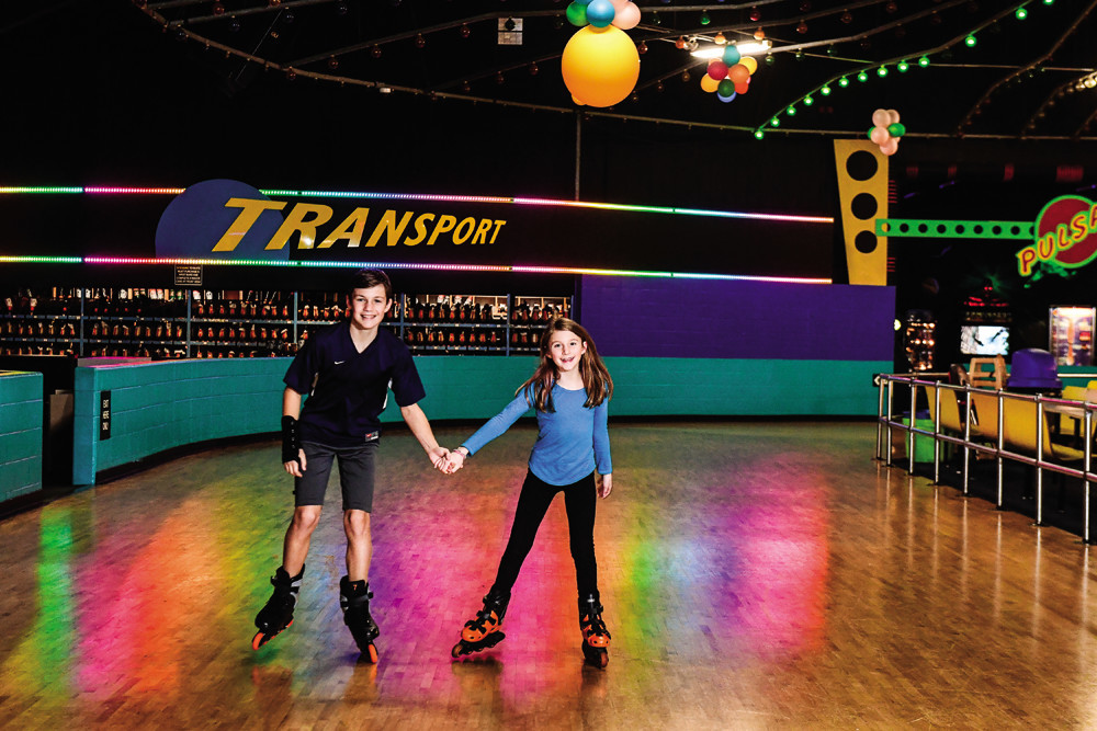 Try out roller skating at the United Skates of America