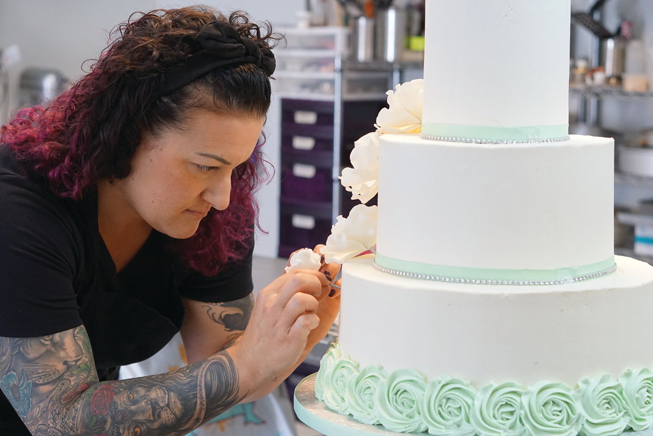 SELF-MADE: Lifelong Cranston resident Bianca Christofaro began her successful cake business from her apartment in 2010. She never dreamed she would someday be her own boss, doing what she truly loves.